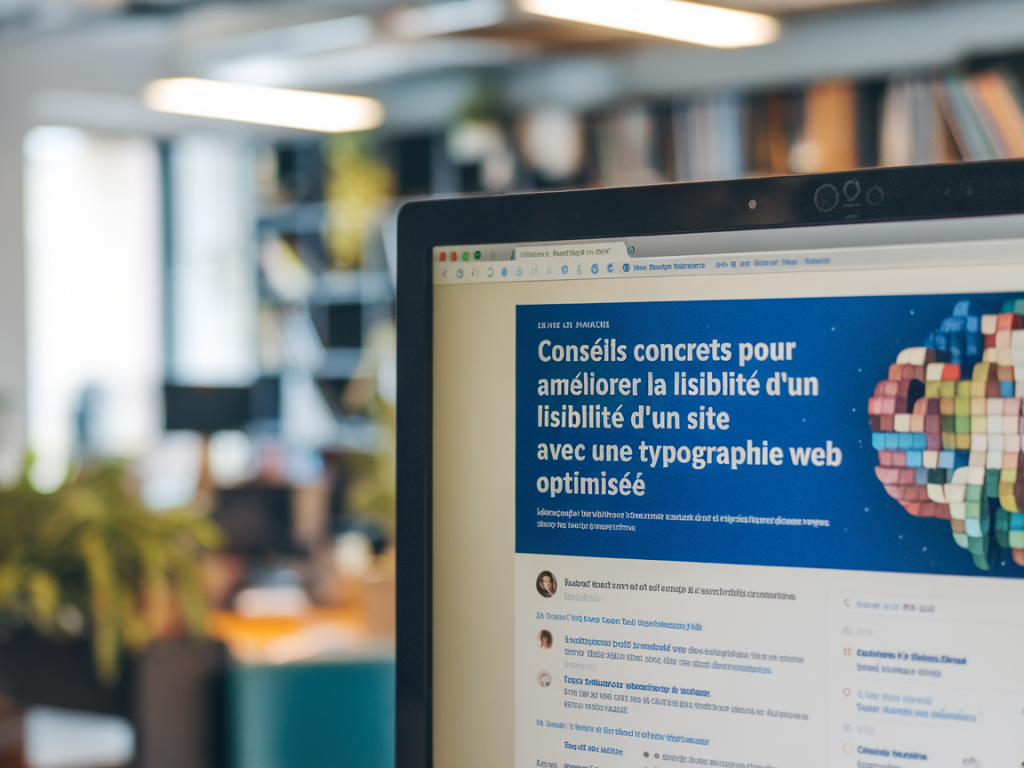 Conseils concrets pour améliorer la lisibilité d'un site avec une typographie web optimisée