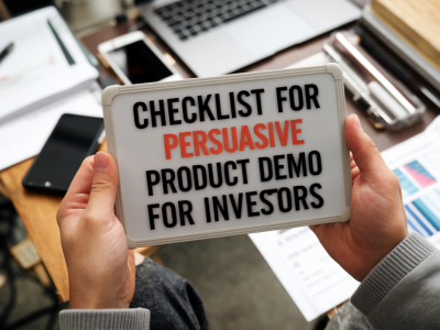 Checklist pour préparer une démo produit convaincante destinée aux investisseurs