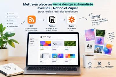 Mettre en place une veille design automatisée avec rss, notion et zapier pour ne rien rater des tendances