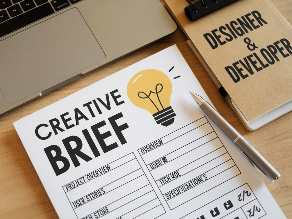 Template de brief créatif pour accélérer la collaboration entre designer et développeur
